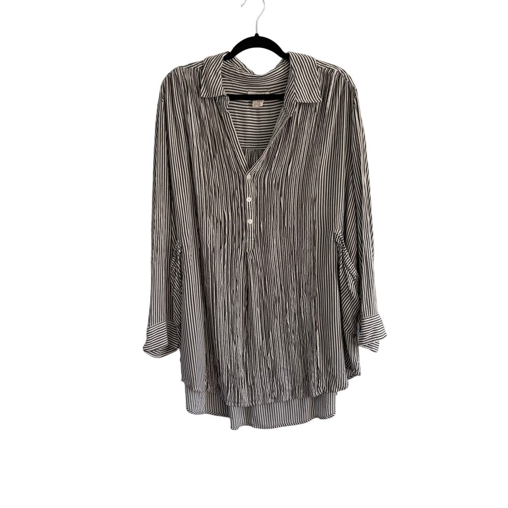 Torrid Festi Relaxed Popover Tunic Stripes Women's Size 2X